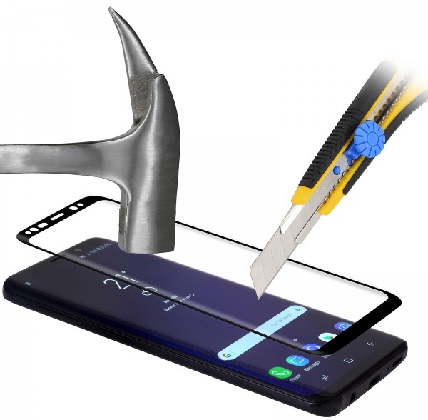 StilGut - Pellicola in vetro Samsung Galaxy S9 Edge to Edge