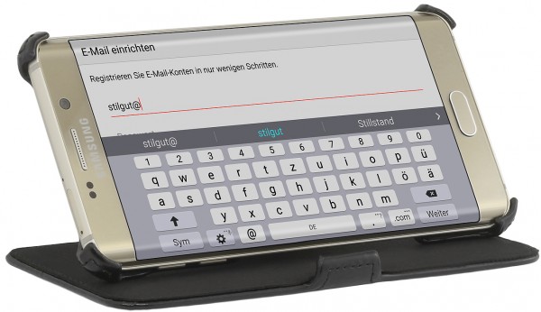 StilGut - Custodia Galaxy S6 edge+ UltraSlim V2 con funzione supporto