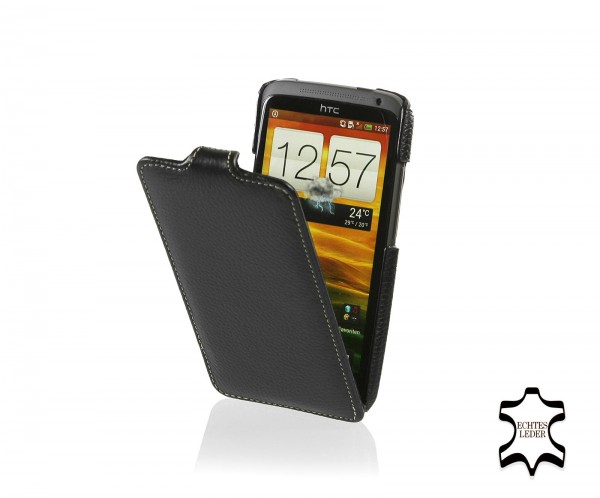 StilGut - UltraSlim Case für HTC One X aus Leder