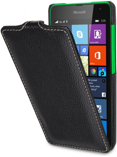 StilGut - Custodia Microsoft Lumia 535 UltraSlim in pelle