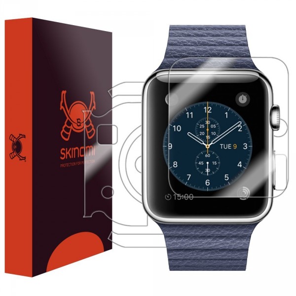 Skinomi - Pellicola protettiva Apple Watch TechSkin (42 mm) fronte/retro
