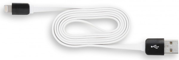 StilGut - Cavo per Apple Magic Lightning bianco e nero (1m)