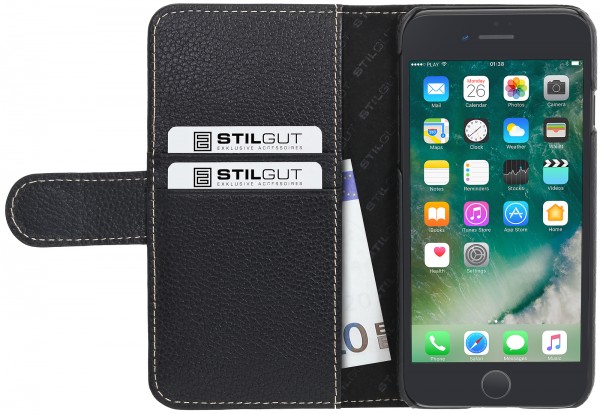 StilGut - Custodia iPhone 7 Talis con tasca per carte