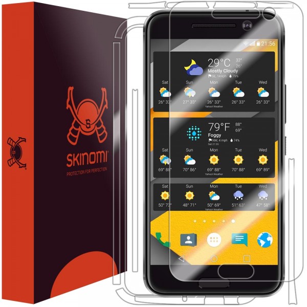 Skinomi - Pellicola protettiva HTC TechSkin fronte/retro