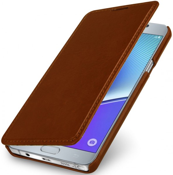 StilGut - Cover Galaxy Note 5 Book Type in pelle