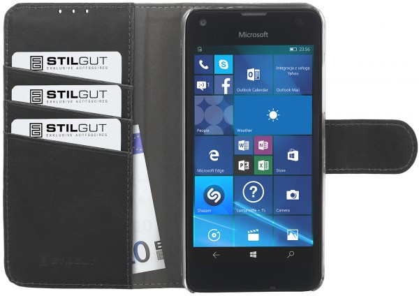 StilGut - Custodia Lumia 550 Talis con funzione supporto