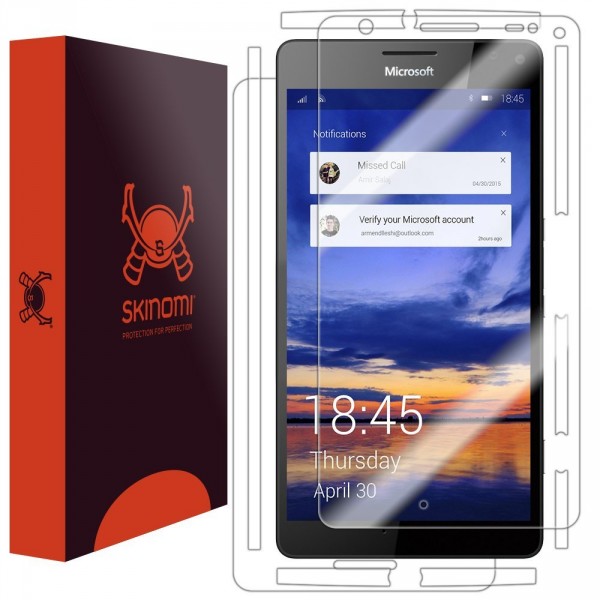 Skinomi - Pellicola protettiva Lumia 950 XL TechSkin fronte e retro