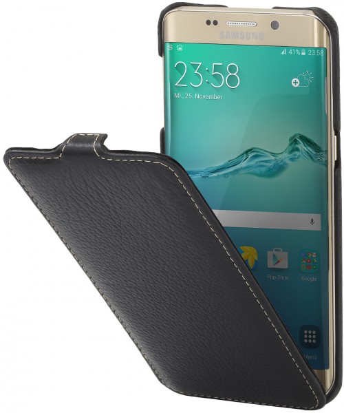 StilGut - Custodia Galaxy S6 edge+ UltraSlim in pelle