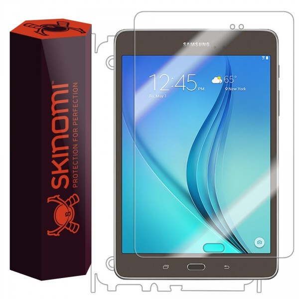 Skinomi - Pellicola protettiva Galaxy Tab A 8.0 TechSkin fronte/retro