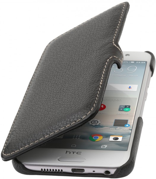 StilGut - Cover HTC One A9 Book Type in pelle con clip