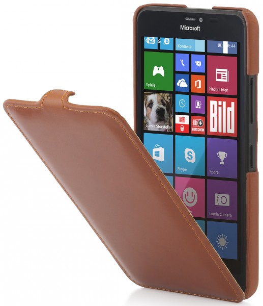 Custodia Lumia 640 XL UltraSlim in pelle