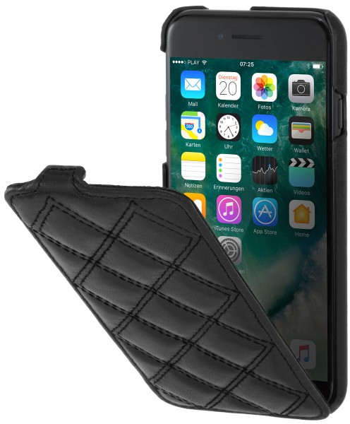 StilGut - Custodia iPhone 7 Plus UltraSlim Carato in pelle