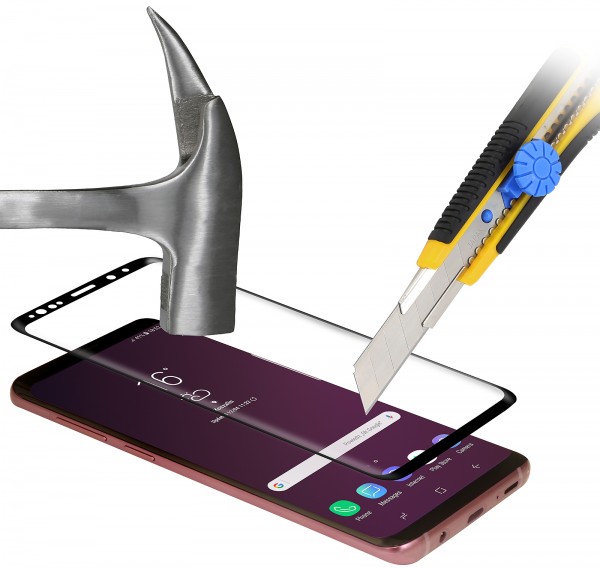 StilGut - Pellicola in vetro Samsung Galaxy S9+ Edge to Edge