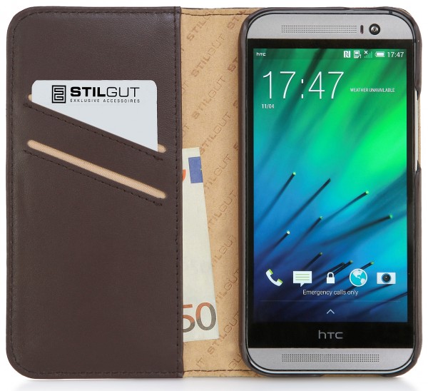 StilGut - Custodia HTC One M8 Talis senza linguetta