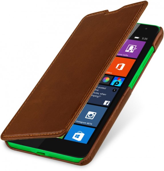 StilGut - Cover Microsoft Lumia 535 Book Type senza clip